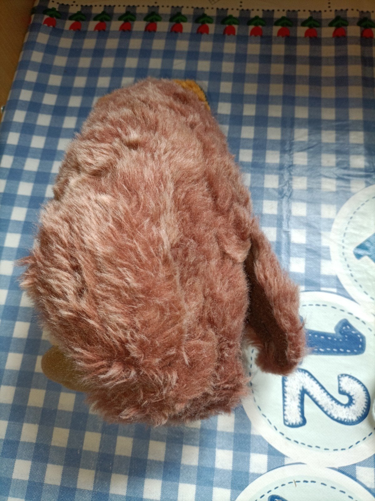 Uil knuffel bruin 20 cm groot gemeten zonder staart, Ophalen of Verzenden, Zo goed als nieuw, Overige typen