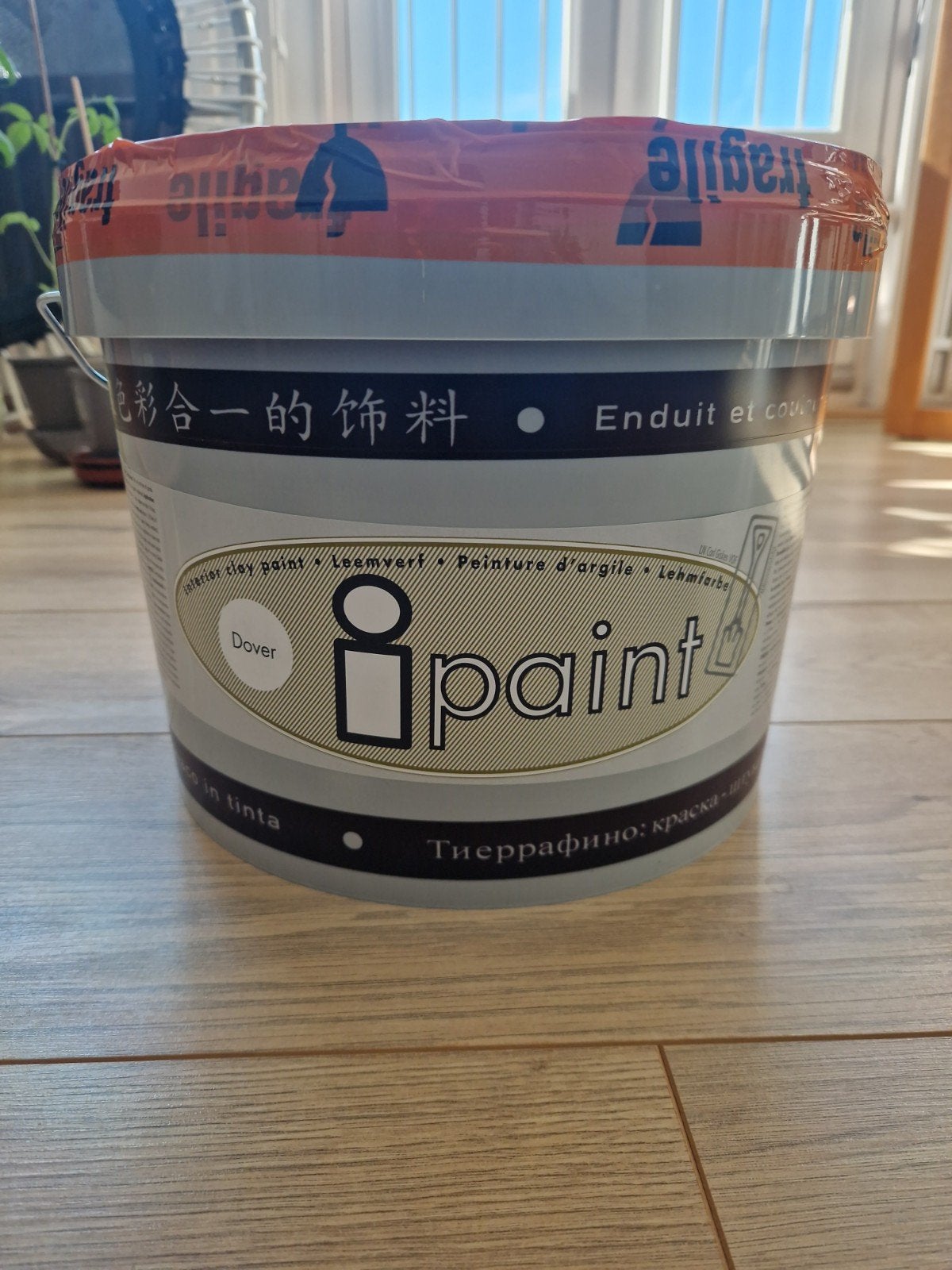 Ecologische leemverf — i-paint Dover-wit 10L, Doe-het-zelf en Verbouw, Verf, Beits en Lak, Ophalen, Nieuw, Wit