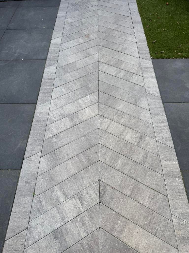 Visgraat klinkers, Tuin en Terras, Ophalen, Klinkers, Nieuw, 5 tot 10 m²