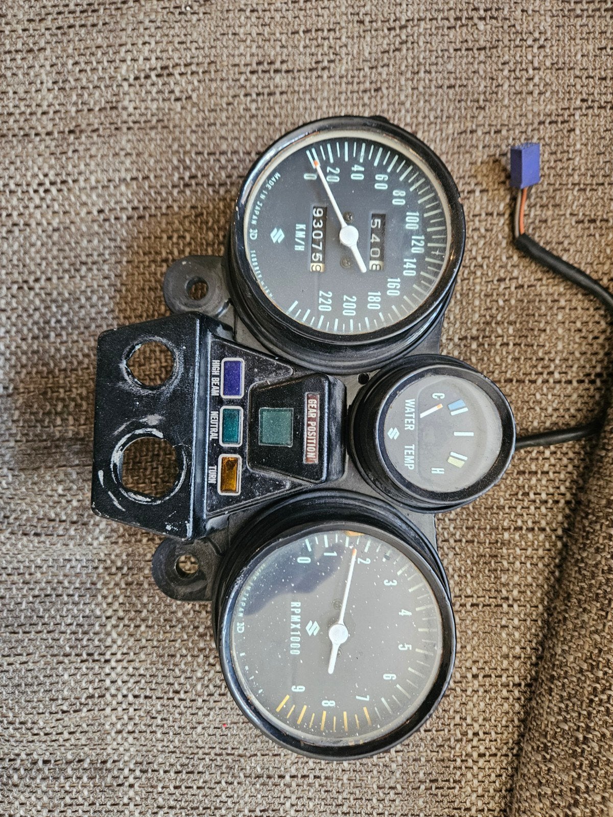 Suzuki GT750 Klokkenset Compleet met Achterkanten, Motoren, Ophalen of Verzenden, Gebruikt