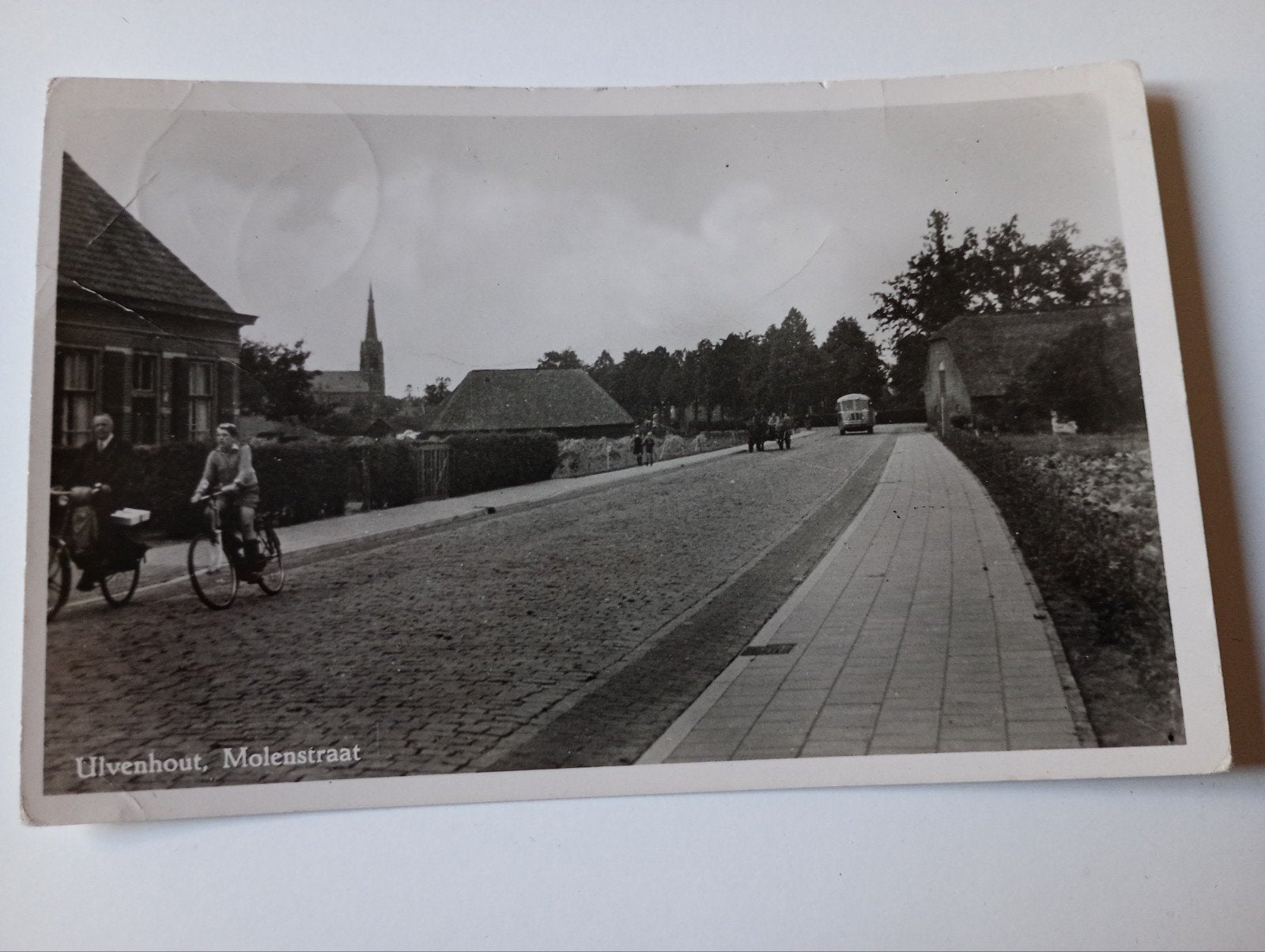Ulvenhout Molenstraat, Ophalen of Verzenden, 1940 tot 1960, Gelopen, Noord-Brabant