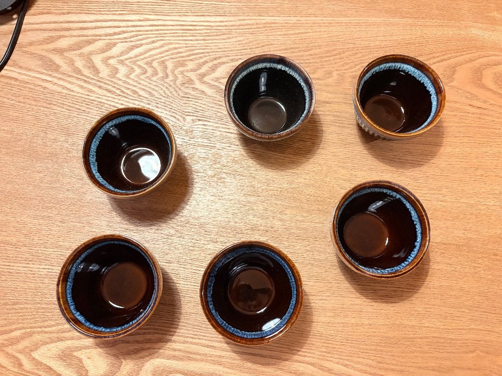 Mini brown dessert bowls, Ophalen, Zo goed als nieuw