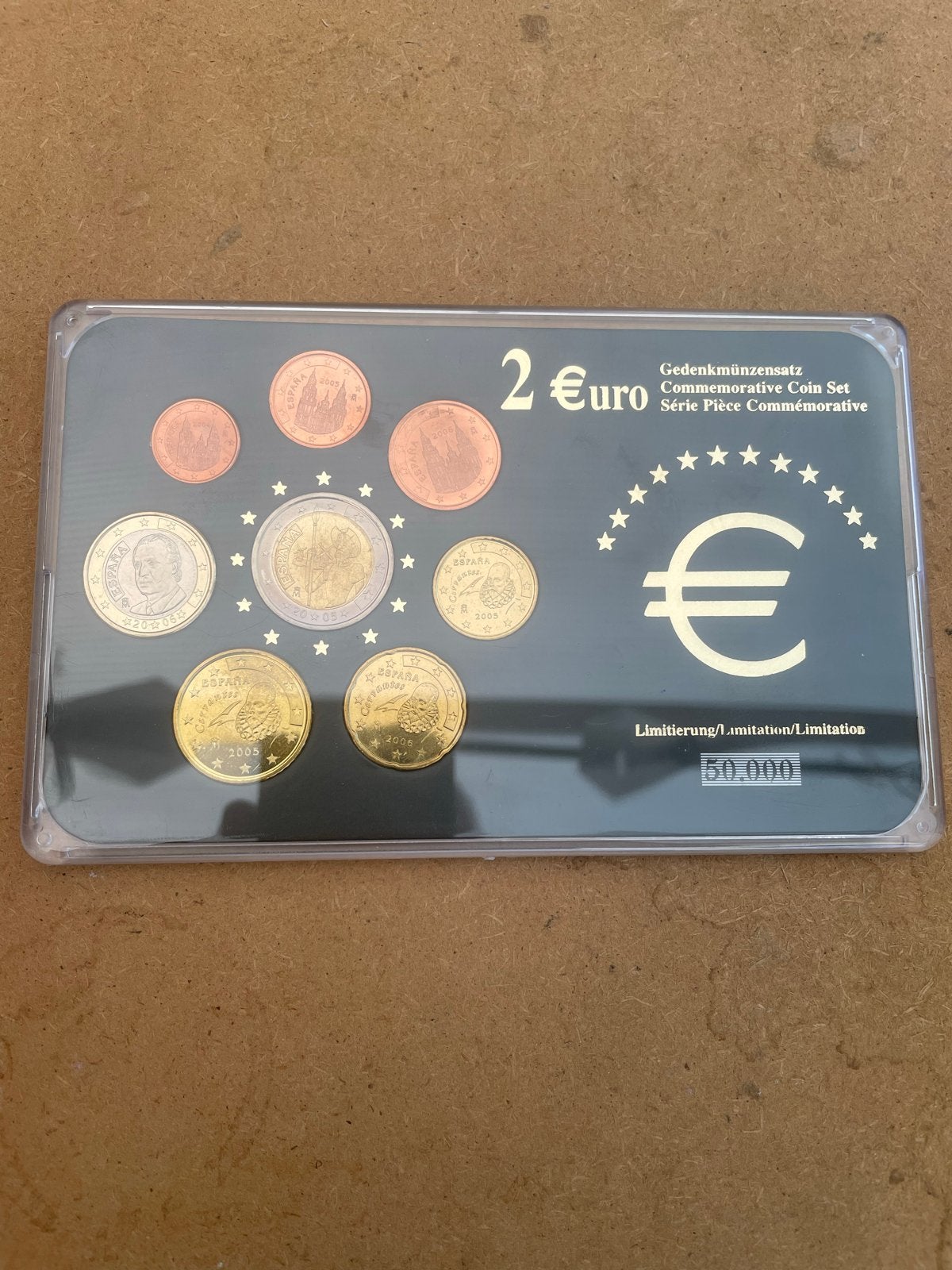 2 Euro Herdenkingsmuntenset Spanje 2005 - Gelimiteerd, Ophalen of Verzenden, Spanje, Overige waardes, Setje