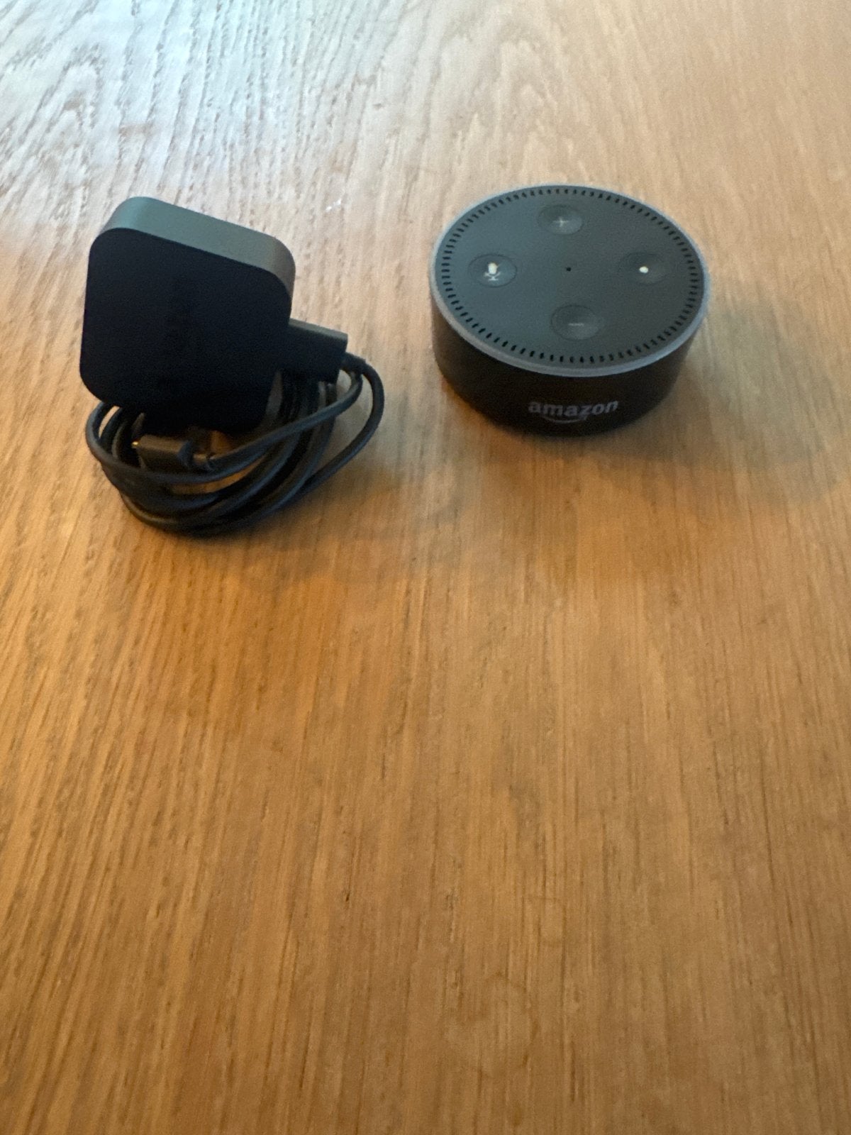 Amazon Echo Dot 2e generatie met adapter, Audio, Tv en Foto, Luidsprekers, Zo goed als nieuw, Overige typen, Minder dan 60 watt