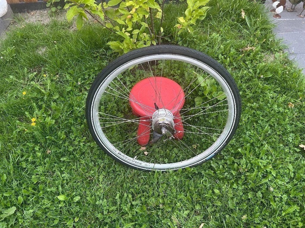 Achterwiel 28 inch 7 NEXUS versnellingen rollerbrakes, Fietsen en Brommers, Fietsonderdelen, Gebruikt, Ophalen of Verzenden, Aluminium