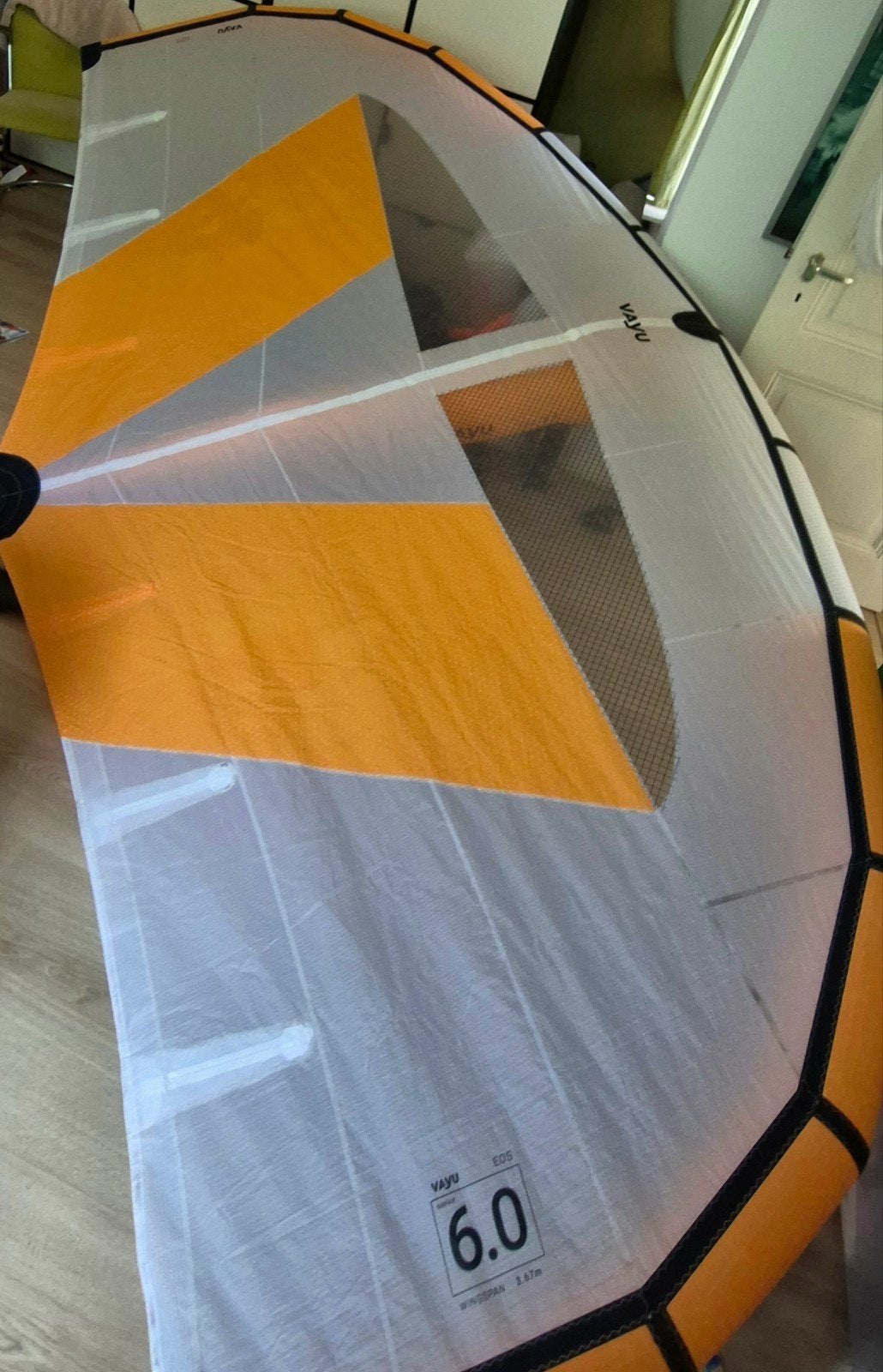 VAYU EOS 6.0 Wingfoil Wing - Zo goed als nieuw, Ophalen of Verzenden, Zo goed als nieuw