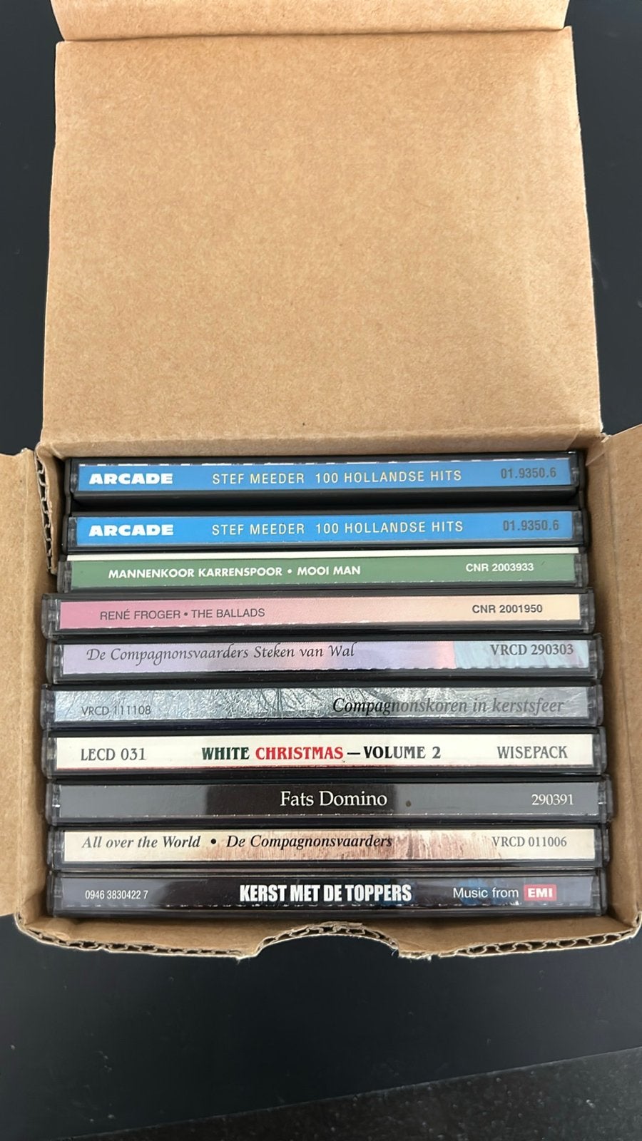 8 CD's en 1 dubbel CD: Stef Meeder, René Froger, Fats Domino, Gebruikt, Overige genres, Ophalen of Verzenden, Verzamelalbum