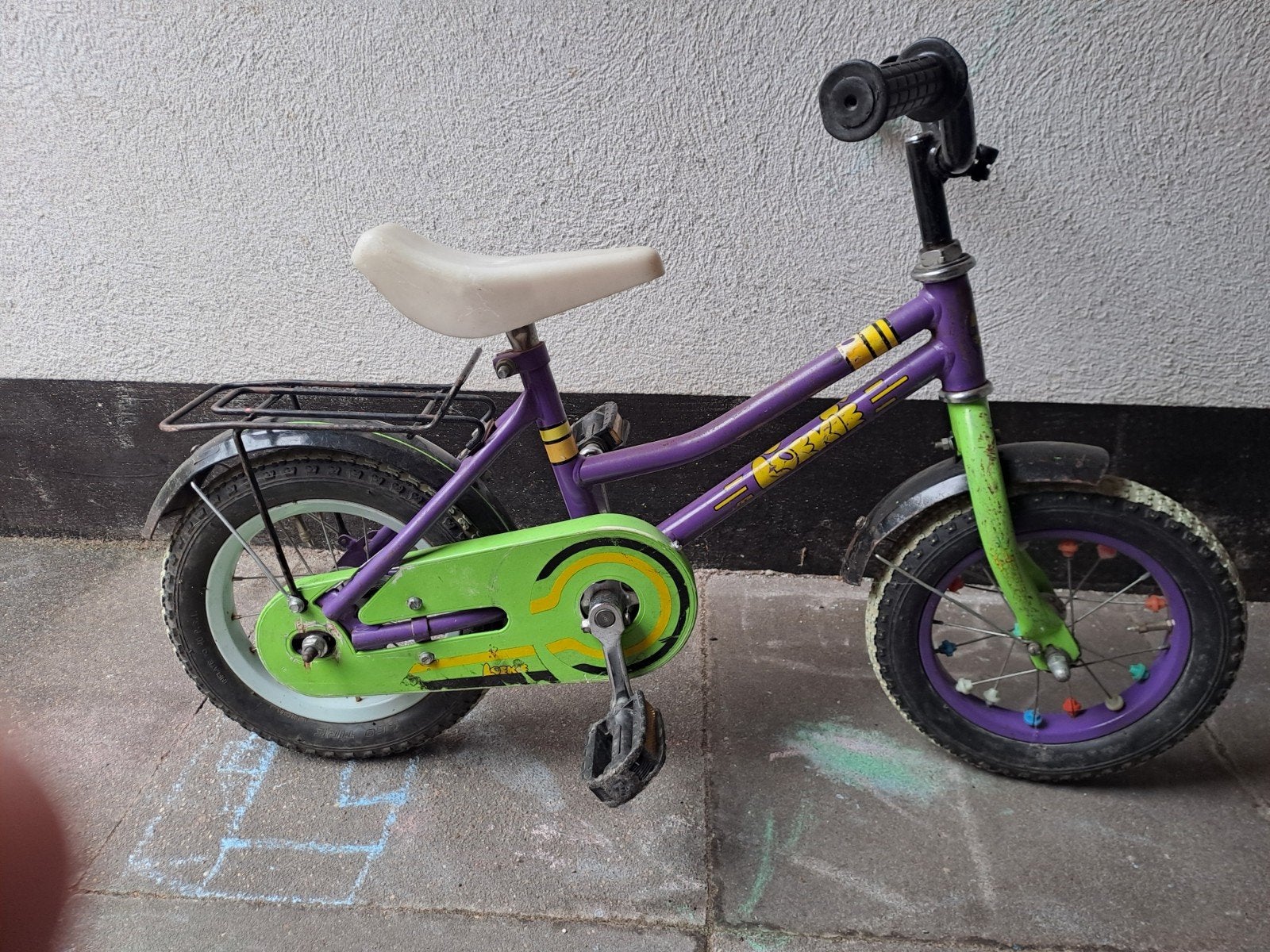 Loekie kinderfiets 12 inch, Fietsen en Brommers, Fietsen | Kinderfietsjes, Ophalen, Gebruikt, Minder dan 16 inch, Loekie
