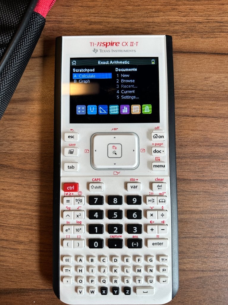 TI Nspire CX ||-T, Diversen, Ophalen of Verzenden, Grafische rekenmachine, Zo goed als nieuw