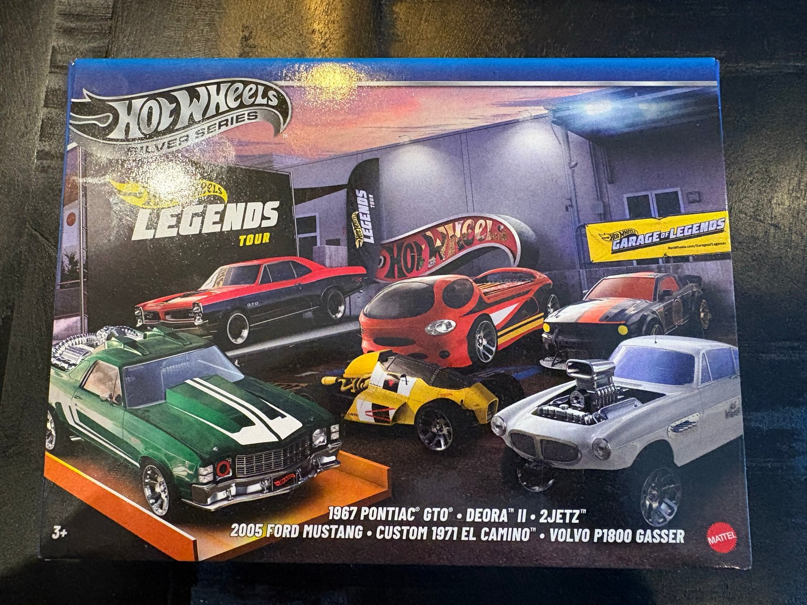 Hot Wheels Legends Tour set met 6 auto's, Auto, Verzenden, ., Nieuw