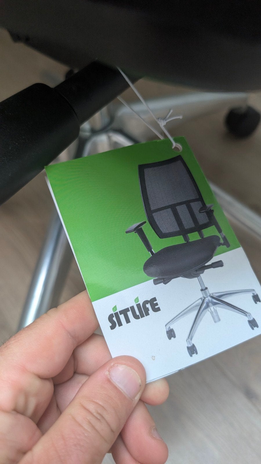 Nieuwe Sitlife Bureaustoel - Ergonomisch en Comfortabel, Ophalen, Ergonomisch, Nieuw, Zwart