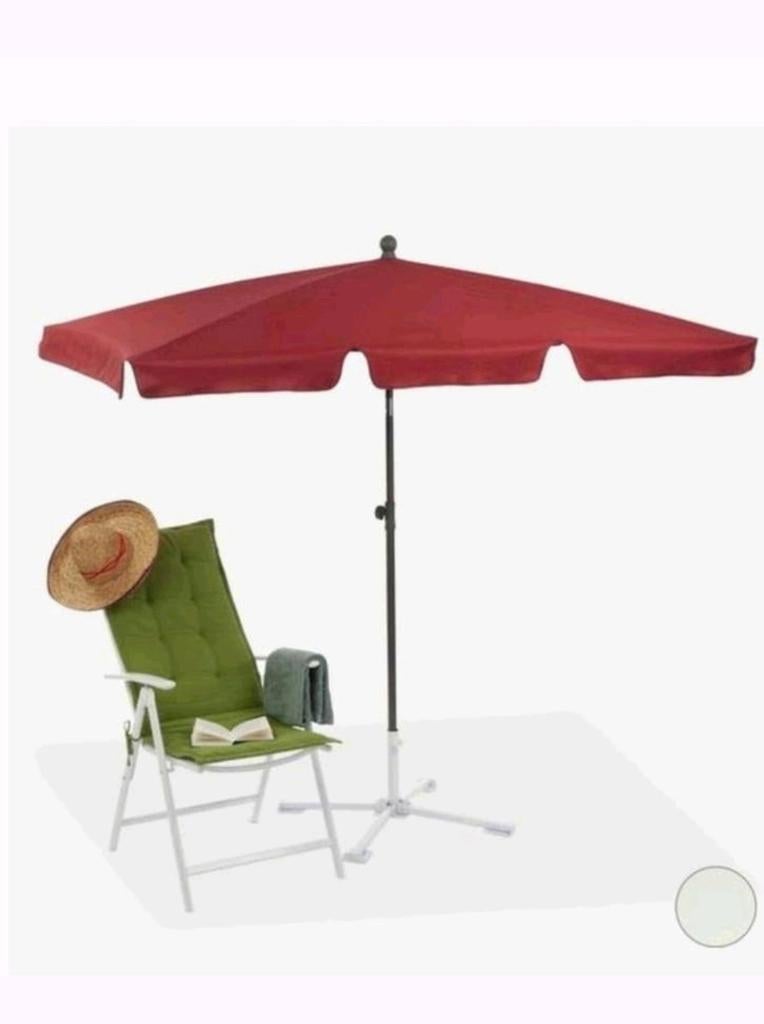 Moet weg nieuw 2x1.20 rechthoekige parasol, Ophalen, Nieuw