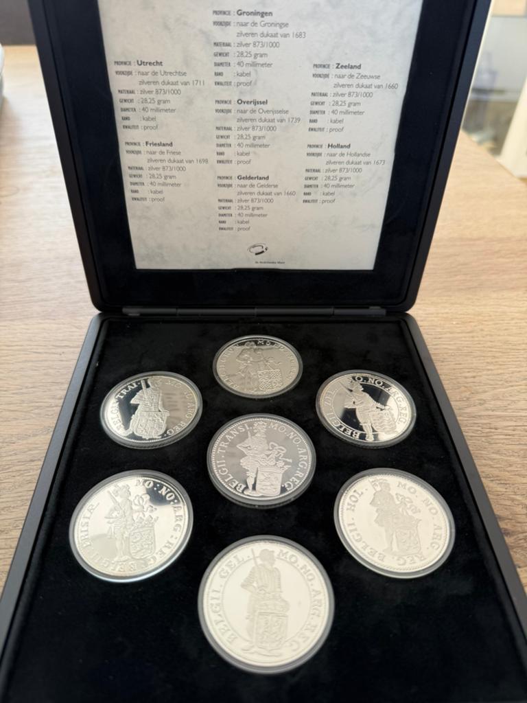 Set de zilveren dukaat zeven provinciën, Setje, Koningin Beatrix, Zilver, Overige waardes
