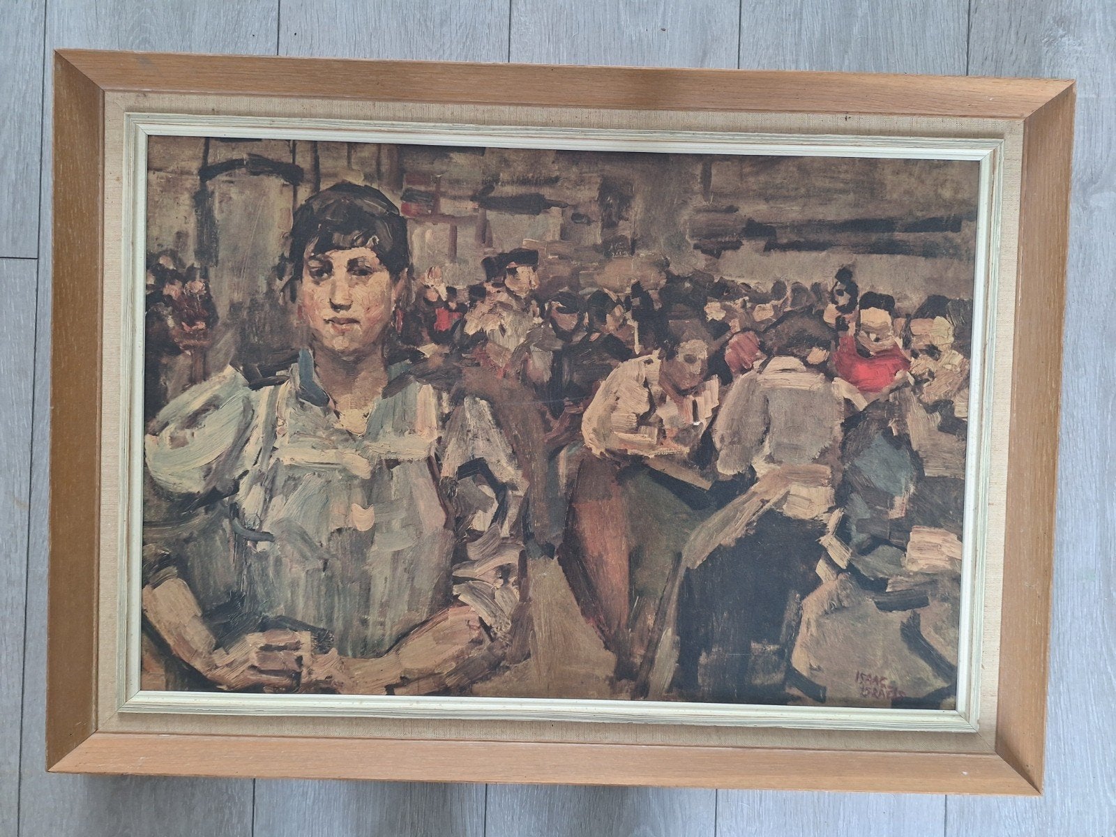 Ingelijste prent isaac israëls, Ophalen of Verzenden, Zo goed als nieuw