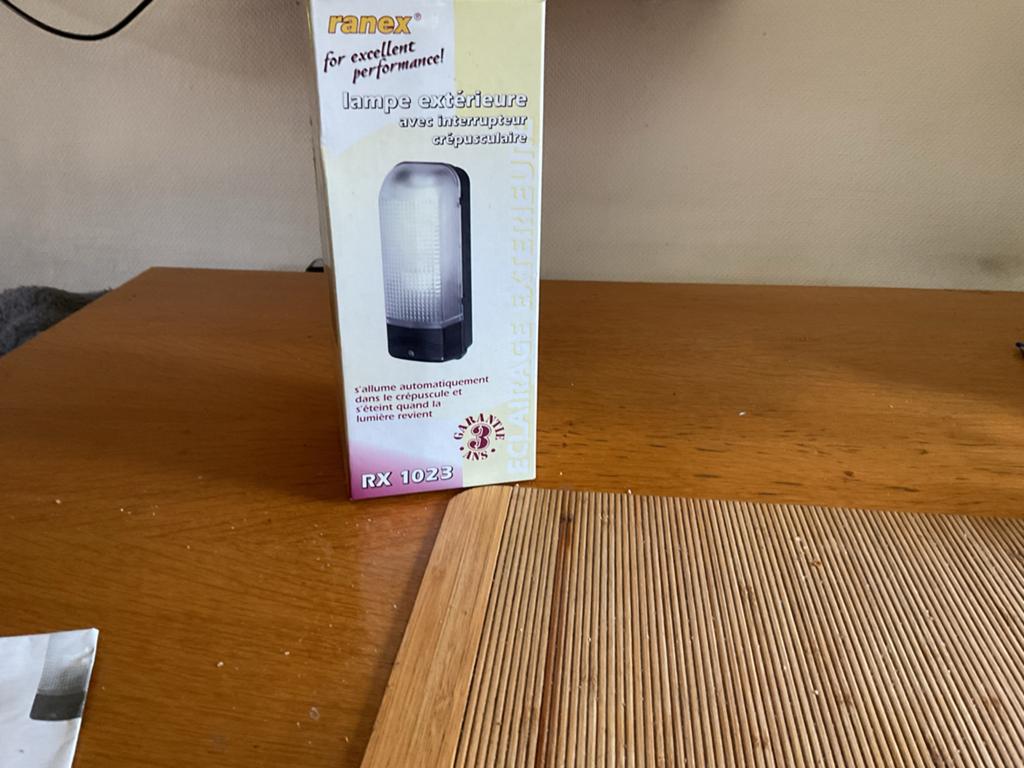 Ranex Buitenlamp met schemersensor - RX 1023, Kunststof, Minder dan 50 watt, Wandlamp, Nieuw