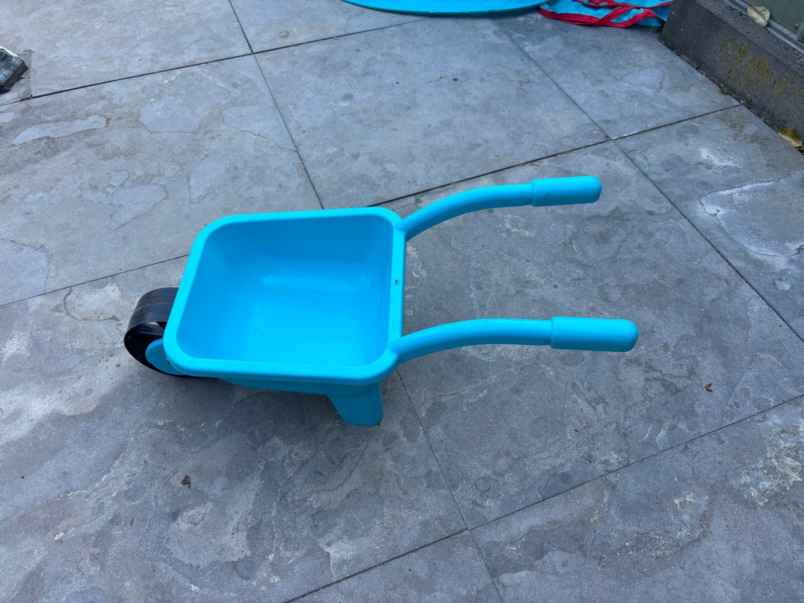 Blauwe kinder kruiwagen, Kinderen en Baby's, Ophalen, Gebruikt