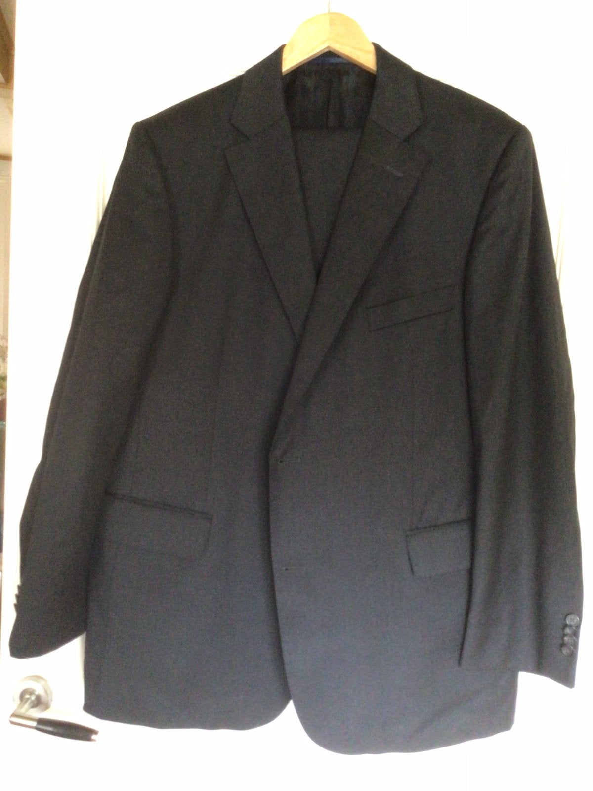 Vintage Bins maatpak / kostuum, Ophalen of Verzenden, Zo goed als nieuw, Maat 56/58 (XL), Grijs