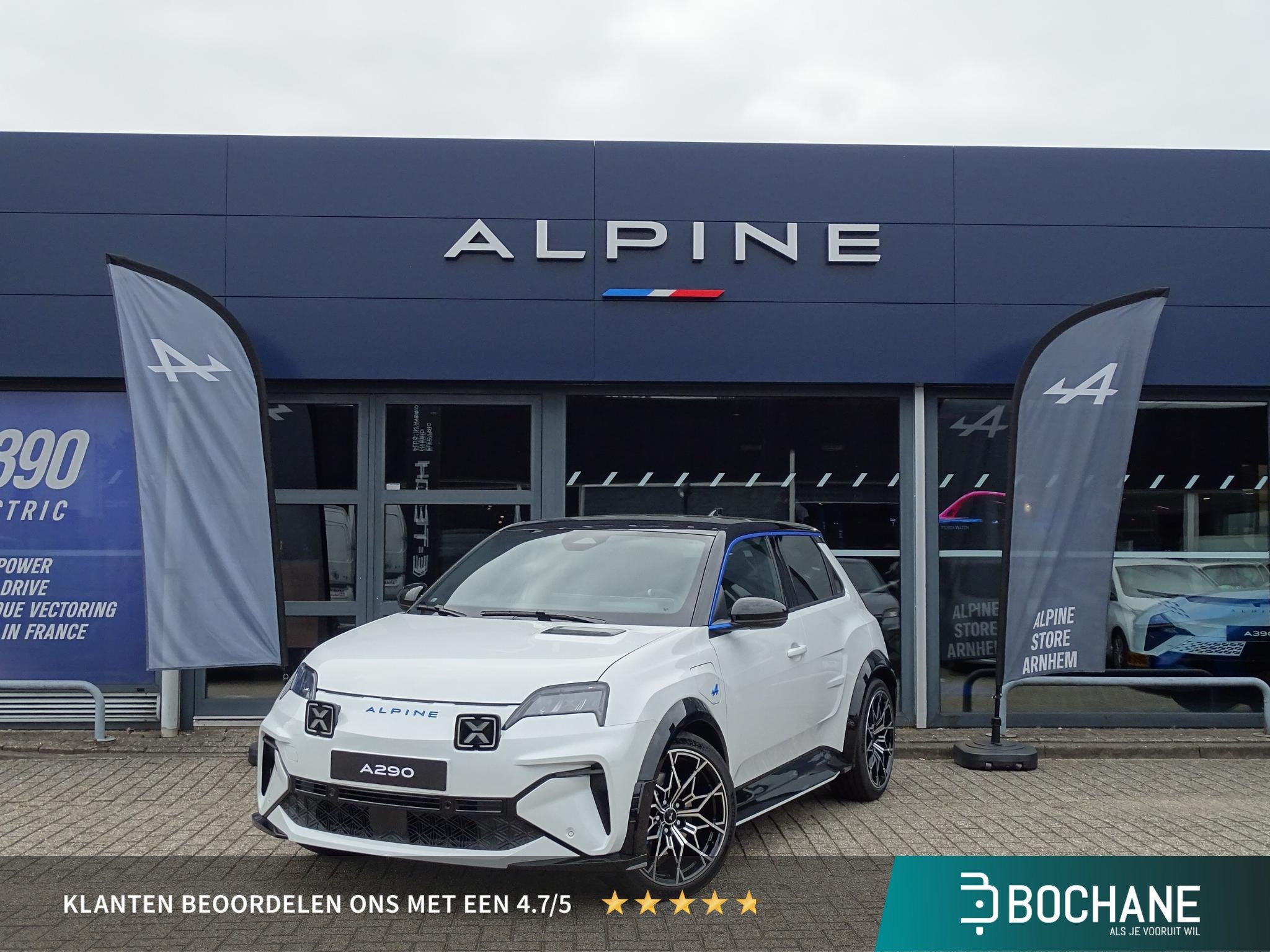 Alpine A290 GT 52 kWh | Stoelverwarming | Snowflake velgen |, Auto's, Alpine, Stof, Huisgarantie, Met garantie (alle), Nieuw