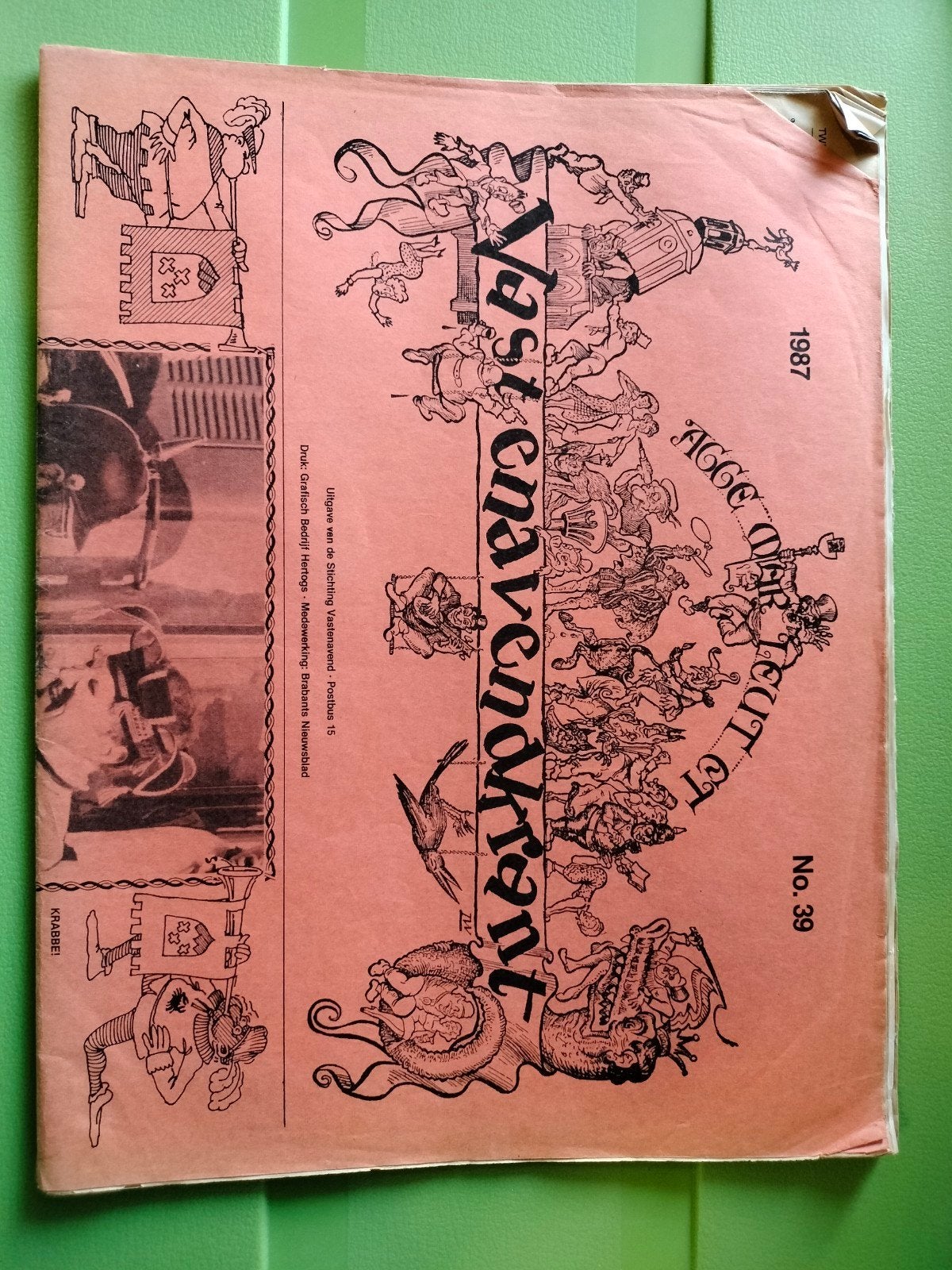 Vastenavendkrant 1987 - No. 39, Ophalen, Gelezen, Krant