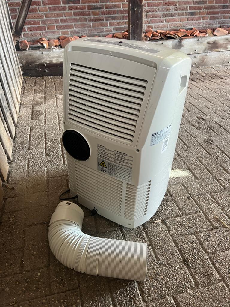 DeLonghi mobiele airco, Ophalen, Gebruikt, Minder dan 60 m³, 3 snelheden of meer