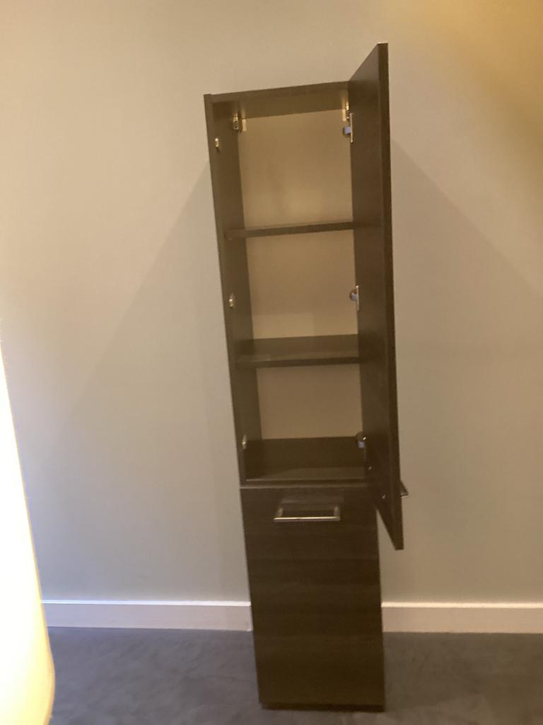 Mooie badkamerkast, badkamermeubel, (Half)hoge kast, Minder dan 50 cm, Ophalen of Verzenden, Zo goed als nieuw