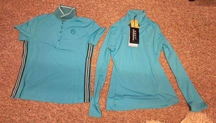 Anky turquoise setje kleding, Ophalen of Verzenden, Zo goed als nieuw