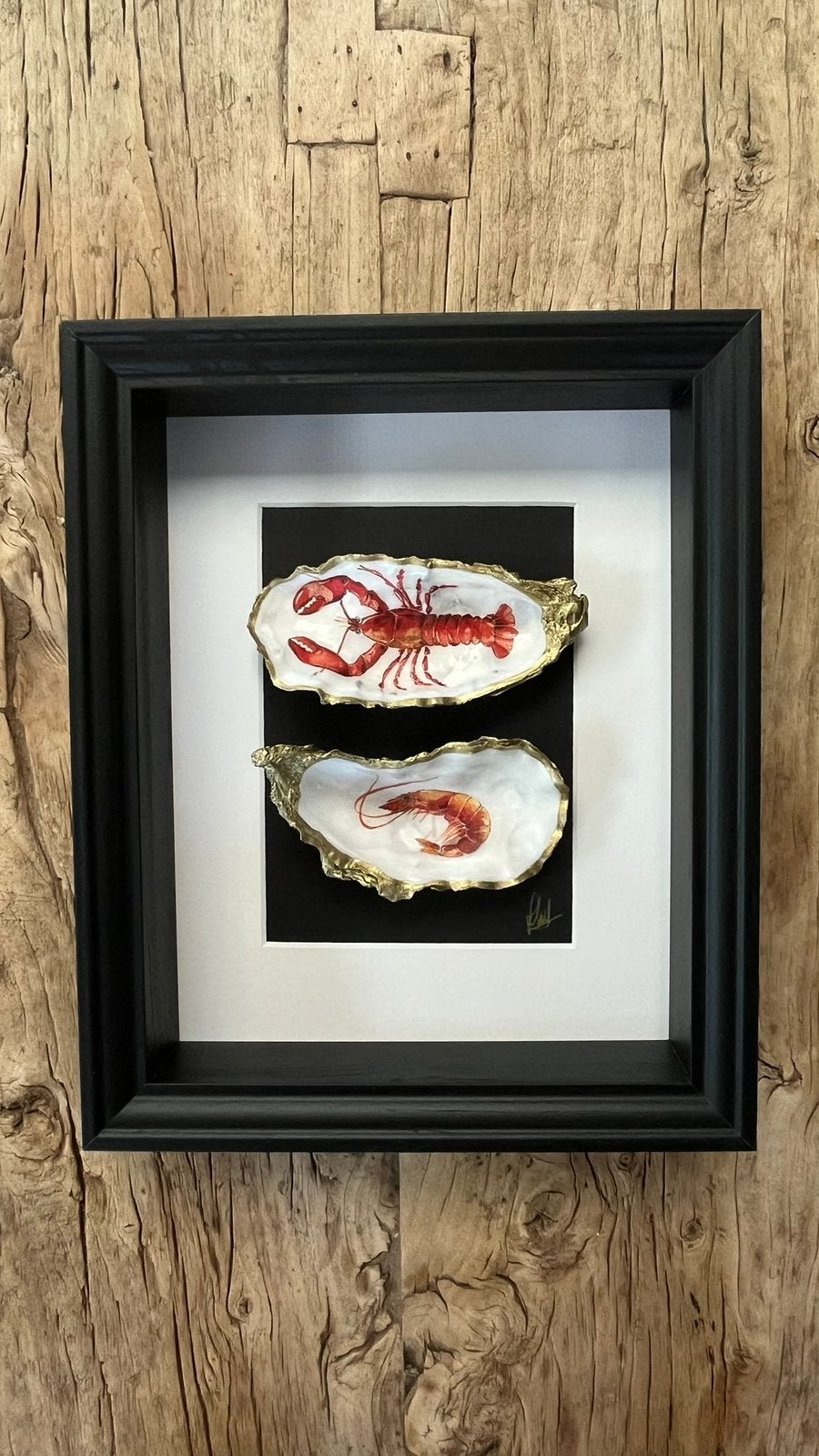 Schilderij met kreeften, Antiek en Kunst, Ophalen of Verzenden