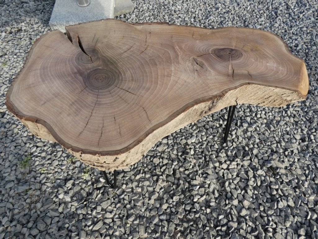 boomstamtafel salontafel bijzettafel epoxy tafel eettafel, 45 tot 60 cm, Nieuw, Overige vormen, Hout