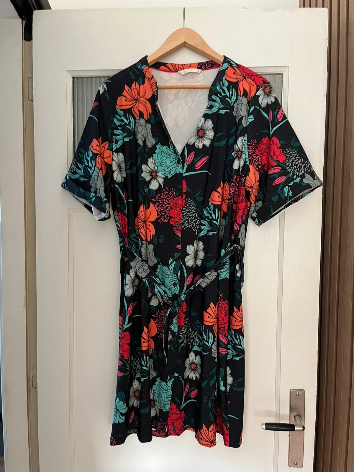 Didi jurk 46, Kleding | Dames, Jurken, Ophalen of Verzenden, Zo goed als nieuw, Maat 46/48 (XL) of groter, Onder de knie