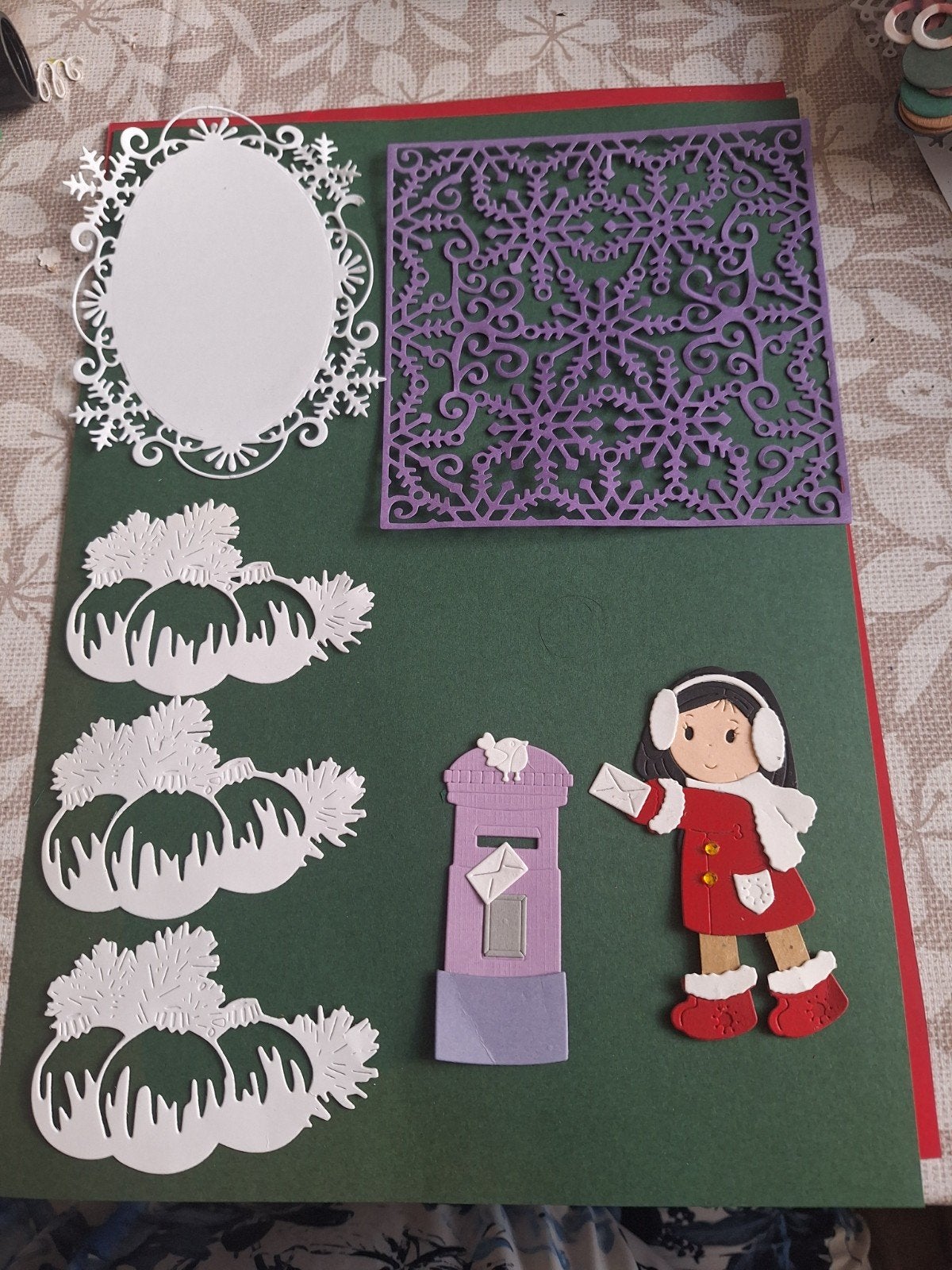 Stansjes kerst, Hobby en Vrije tijd, Kaarten | Zelf maken, Ophalen of Verzenden, Nieuw, Kerst, Overige typen