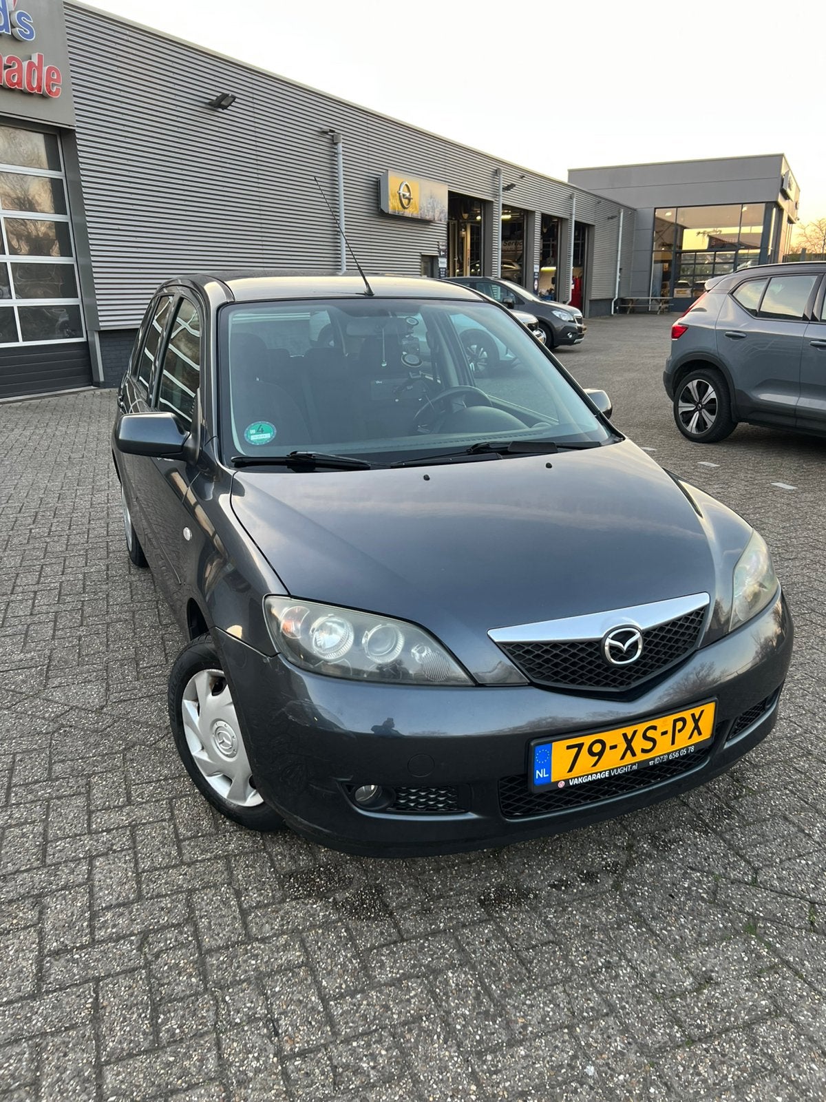 Mazda 2 1.4 16V 2007 Grijs, Auto's, Mazda, Voorwielaandrijving, 1025 kg, 15 km/l, 4 cilinders