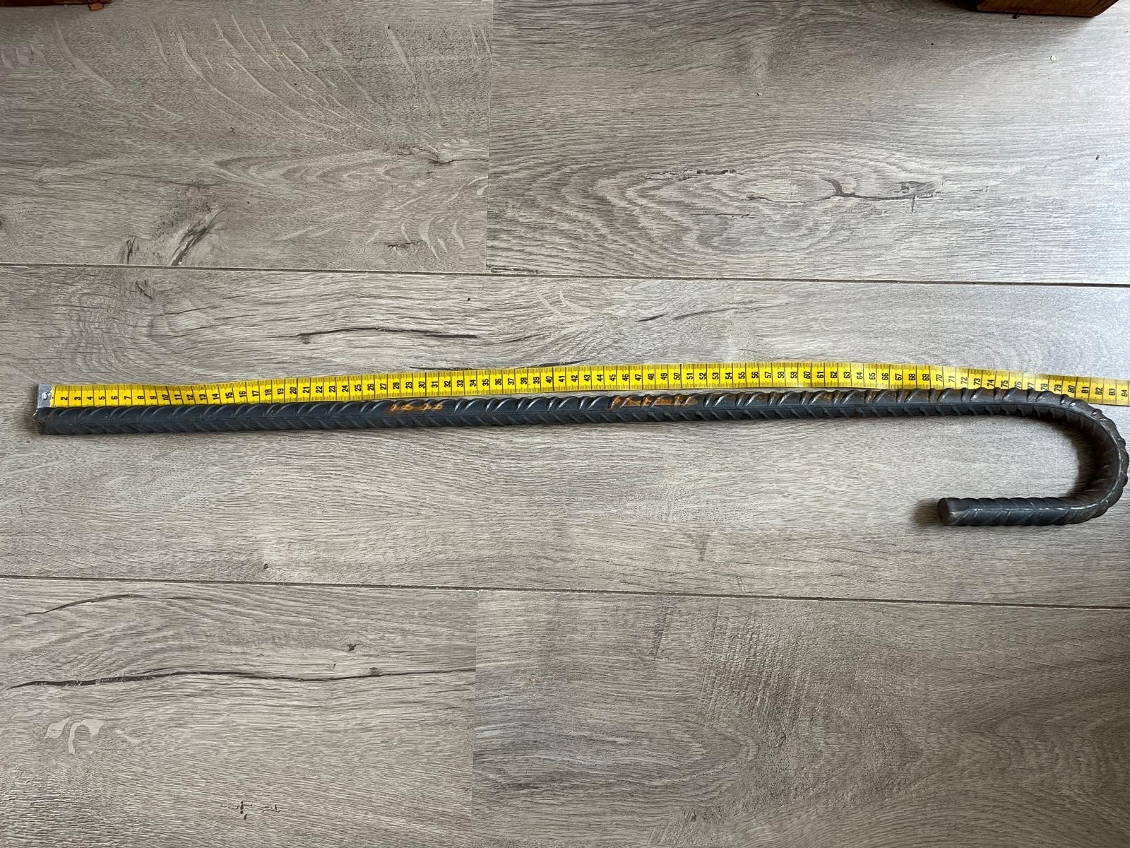 Harde stalen staven - 10mm dik, 100cm lang, Doe-het-zelf en Verbouw, Metalen, Ophalen, Nieuw, IJzer