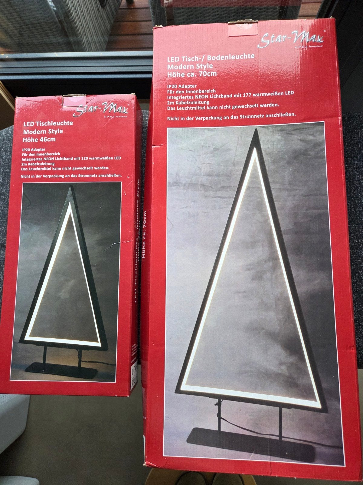 Kerstboom verlichting modern  Set van 2, Ophalen, Zo goed als nieuw