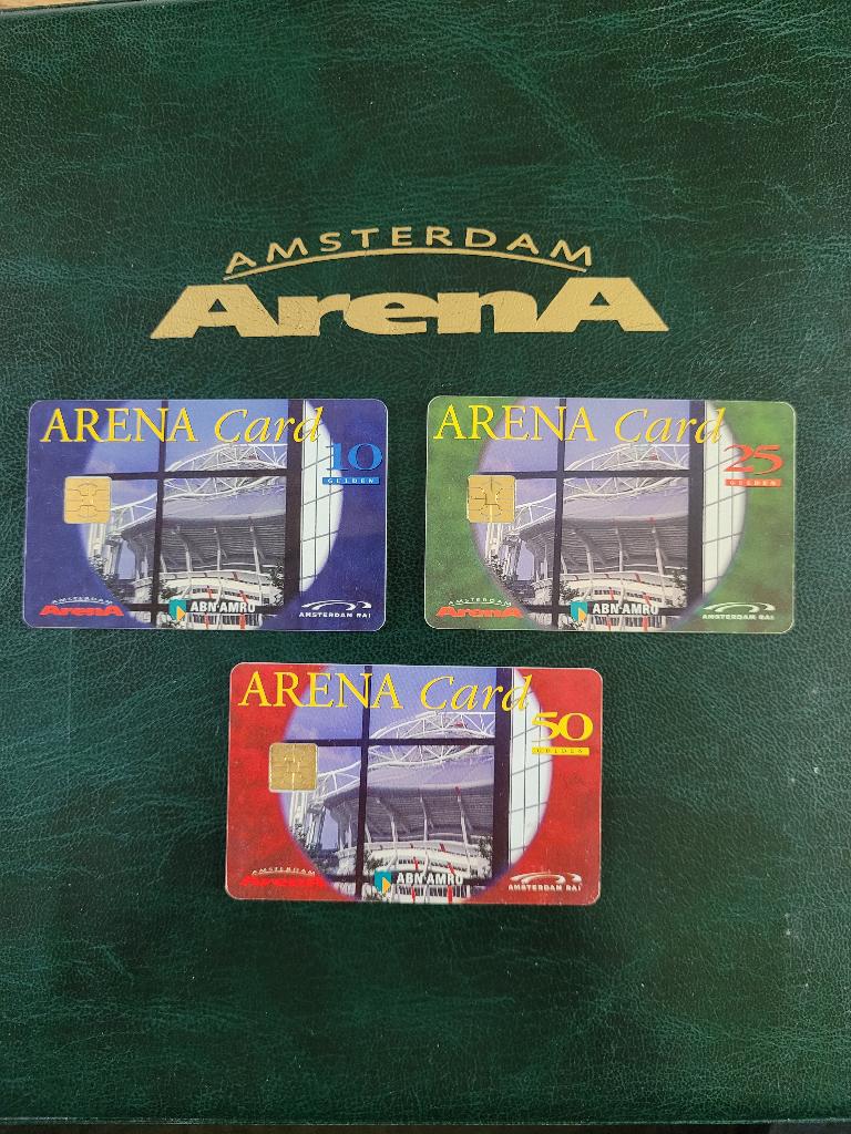 Arena cards ( betaalkaarten) 1996 serie 4, Ophalen of Verzenden, Zo goed als nieuw