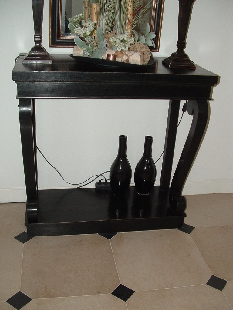 Gorinchem! houten sidetable tafel console solide kwaliteit