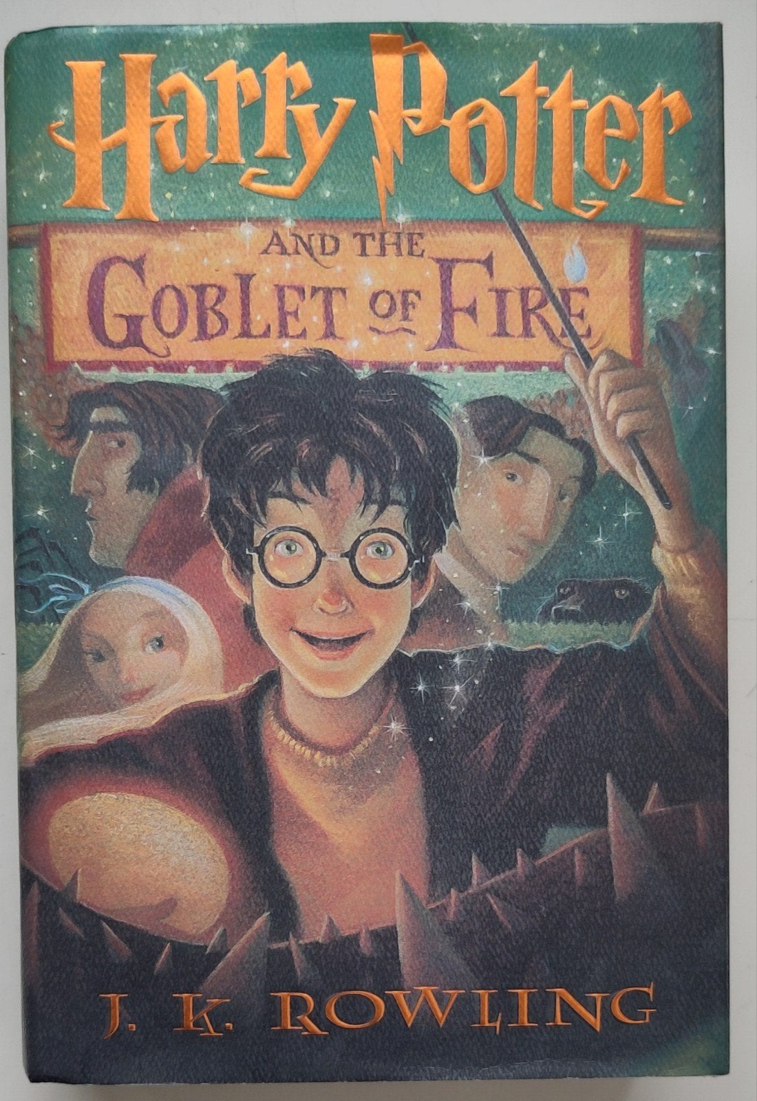 First American edition Harry Potter and the Goblet of Fire, Boeken, Ophalen of Verzenden, Gelezen
