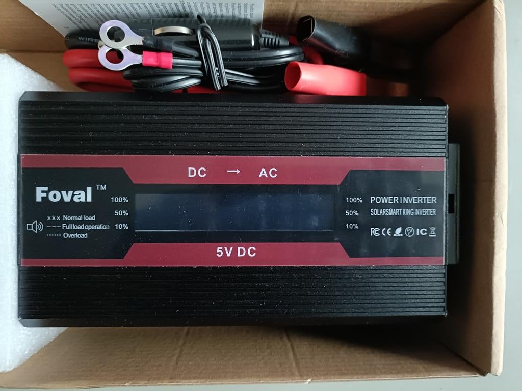 Power Inverter / omvormer van het merk Foval, Ophalen of Verzenden, Nieuw