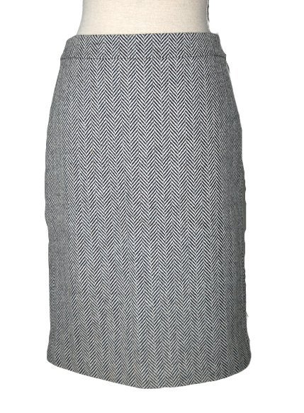 J. Crew wollen rok, rokje, grijs, Mt. M, Maat 38/40 (M), Verzenden, Zo goed als nieuw, Grijs