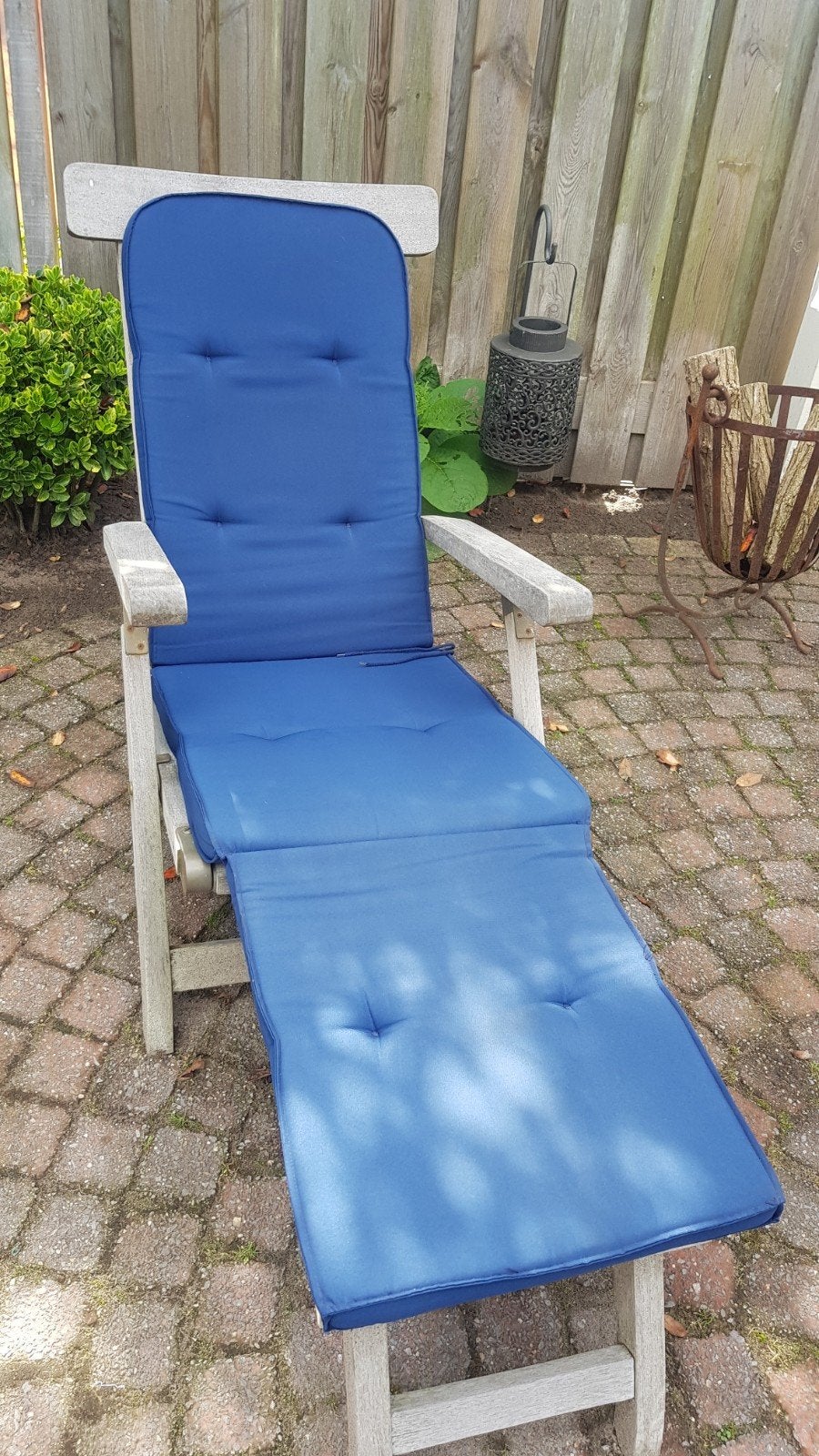 Kussen ligstoel, Ophalen
