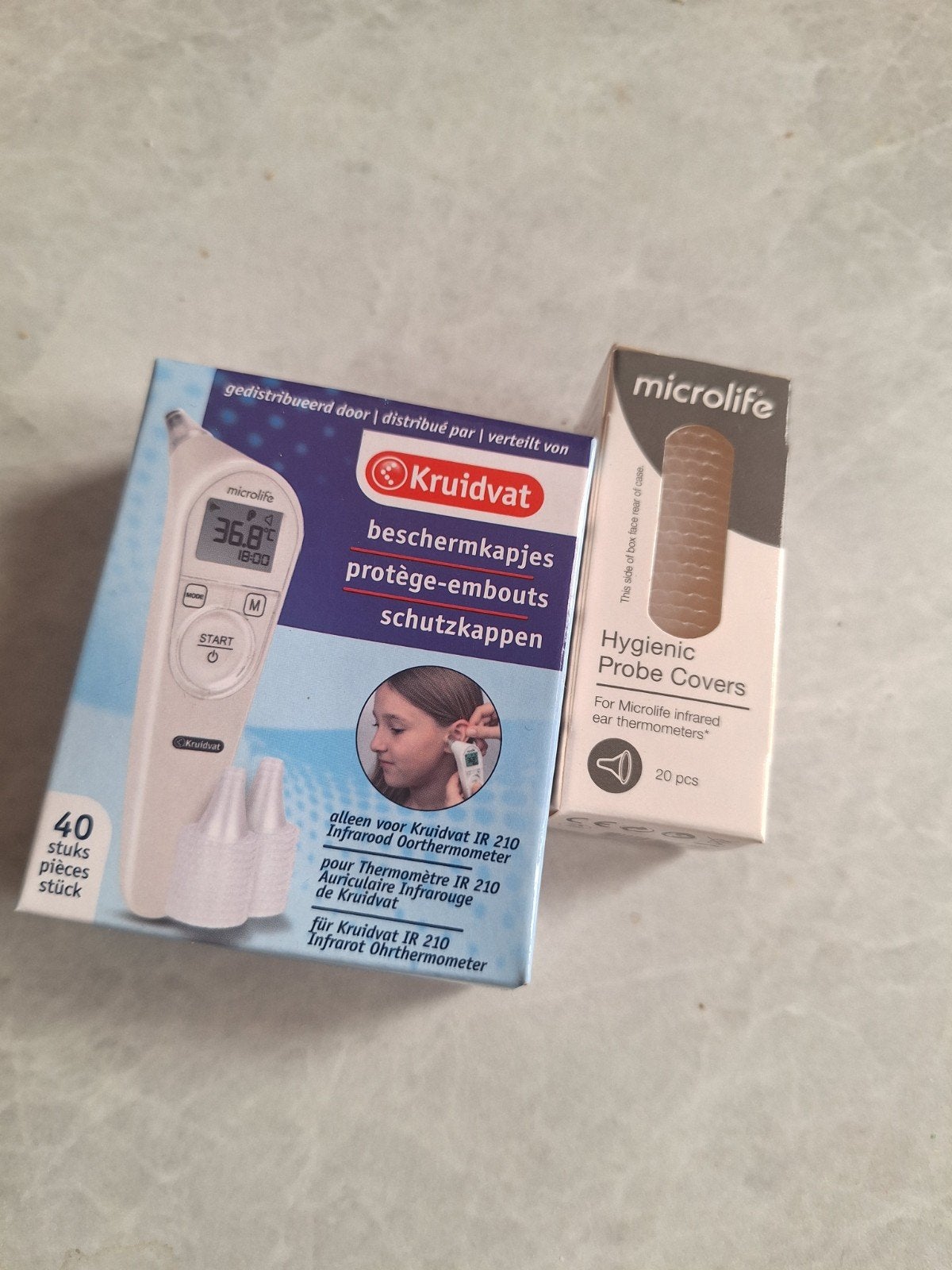 60 nieuwe beschermkapjes kruidvat oorthermometer IR210, Diversen, Verpleegmiddelen, Ophalen of Verzenden, Nieuw