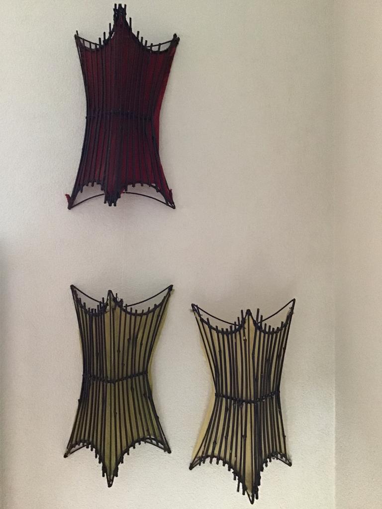 Lampenkapjes, Ophalen of Verzenden, Gebruikt, Rood, Overige vormen
