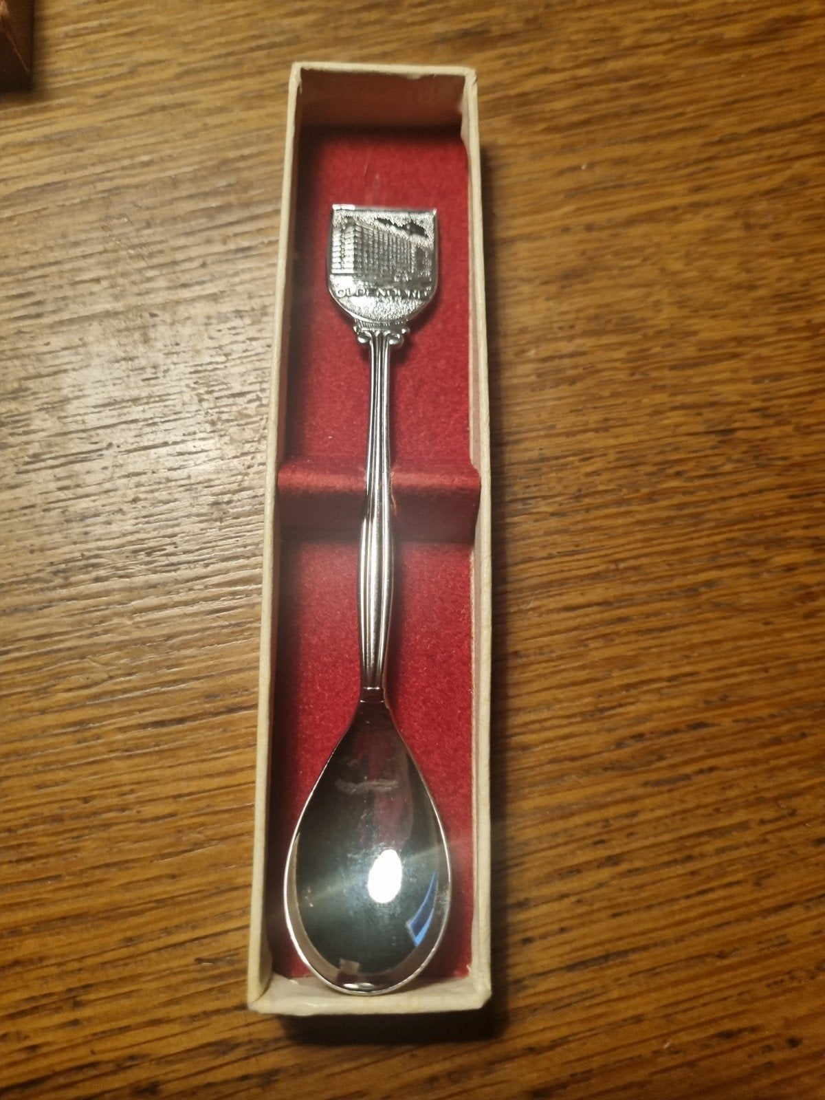 Vintage souvenir lepel 'Oldenoord' in doosje, Ophalen of Verzenden