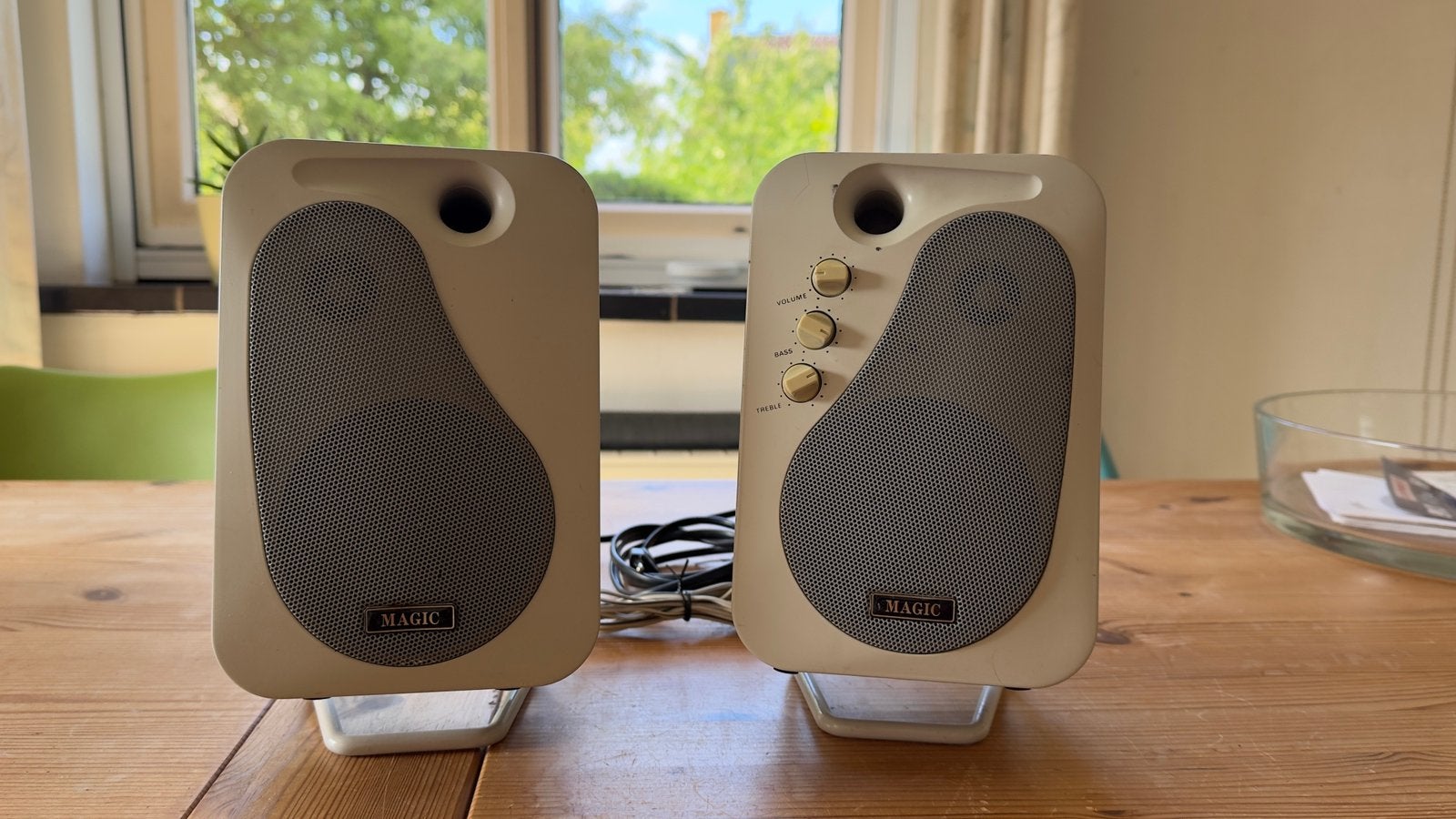 Vintage multimedia boxjes, Computers en Software, Pc speakers, Ophalen of Verzenden, Gebruikt