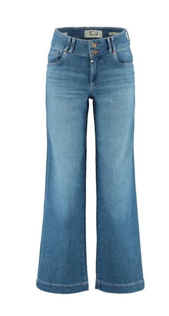 COJ Carlotta wide leg jeans W30-L30, Ophalen of Verzenden, Zo goed als nieuw, Blauw, W30 - W32 (confectie 38/40)