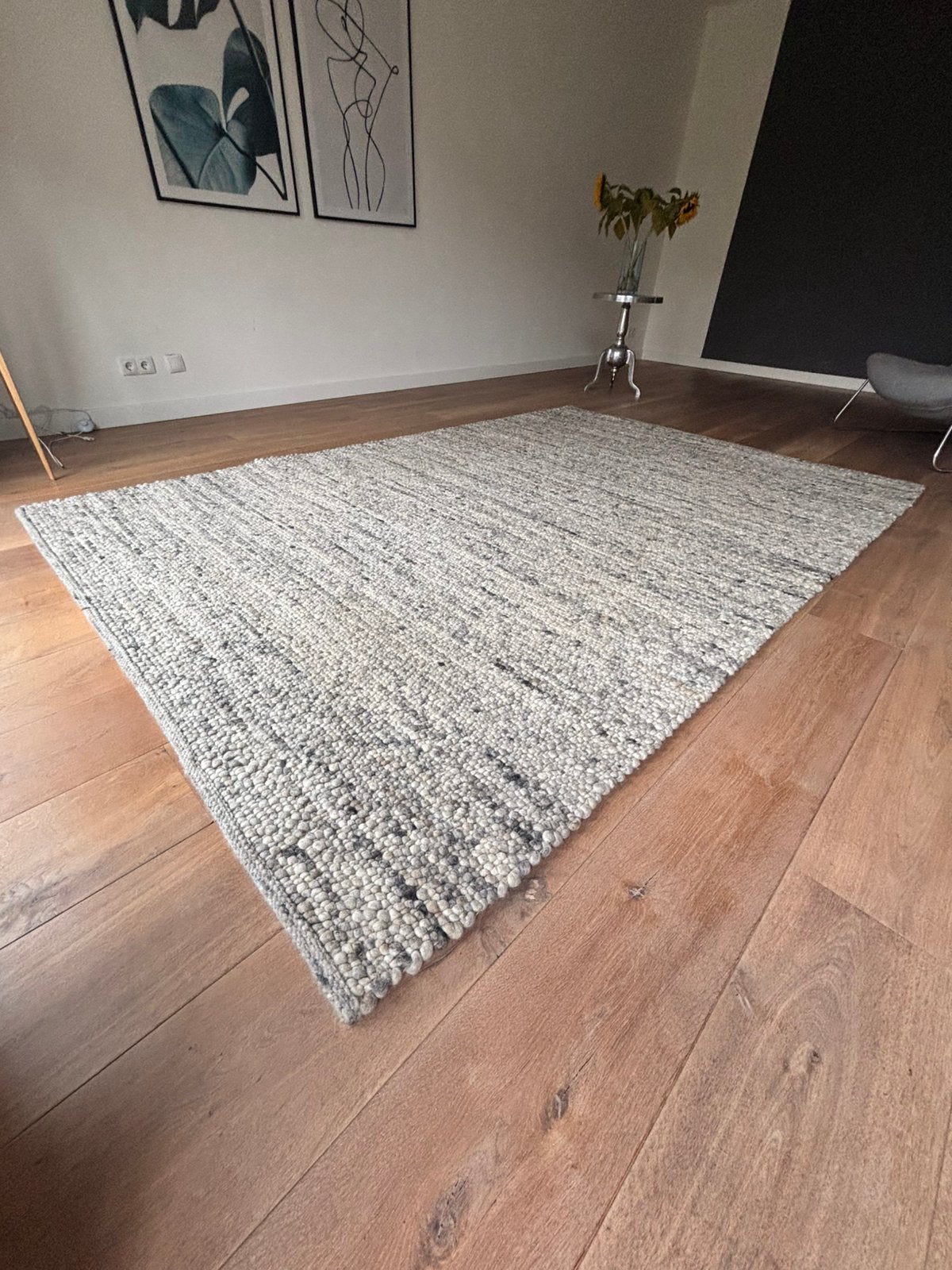 Perletta Pebbles 332 – 200x290 cm – wollen design vloerkleed, Huis en Inrichting, Stoffering | Tapijten en Kleden, Ophalen, Beige