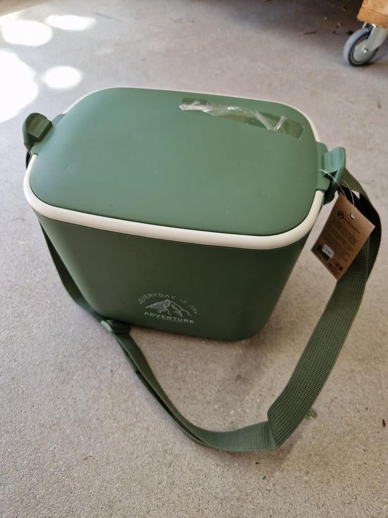 Nieuwe Groene Lunchbox met Draagriem - Ideaal voor Avontuur, Ophalen of Verzenden, Nieuw