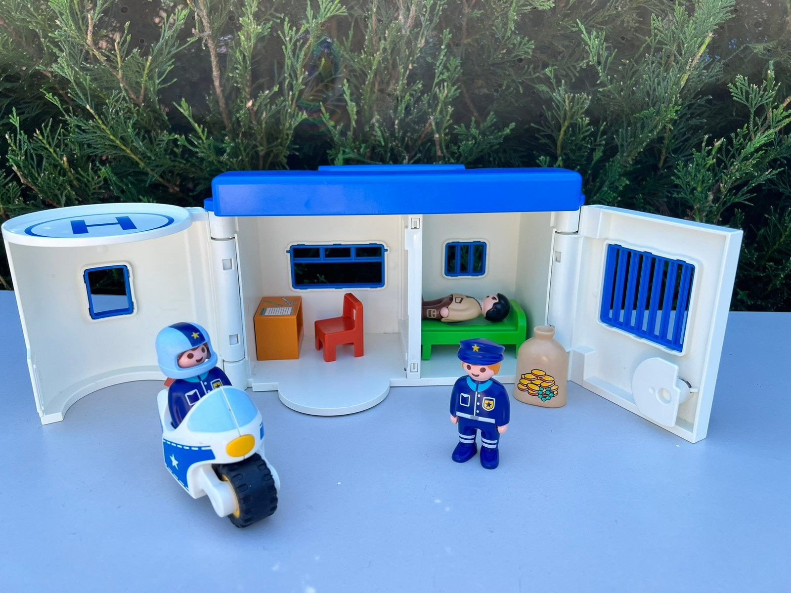 Playmobil 9382 meeneempolitiebureau, Ophalen, Gebruikt, Complete set