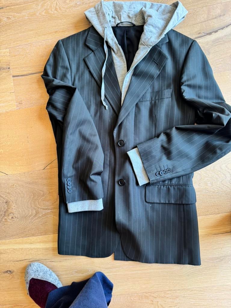 Hoodie colbert maat 48 of 176 kindermaat, Ophalen of Verzenden, Gedragen, Maat 46 (S) of kleiner, Grijs