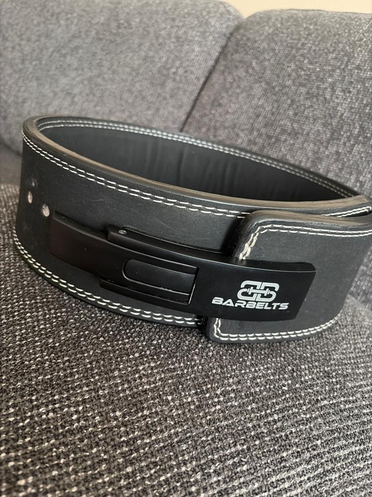 Barbelts Powerlifting Lever Belt - Maat L, Ophalen of Verzenden, Zo goed als nieuw