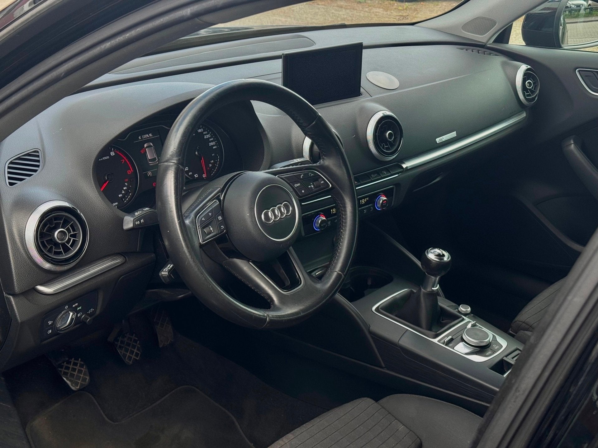 Audi A3 Sportback 1.0 TFSI Sport Lease Edition | NAVI, LED,, Stof, Zwart, Origineel Nederlands, Bedrijf